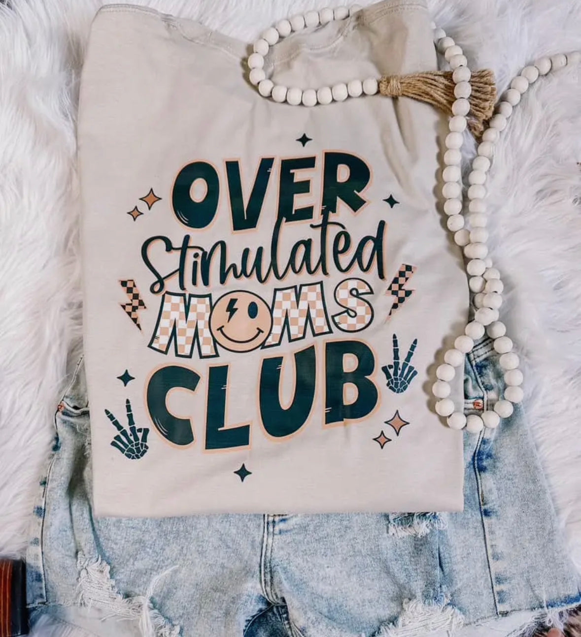 Overstimulated Moms Club Graphic Tee